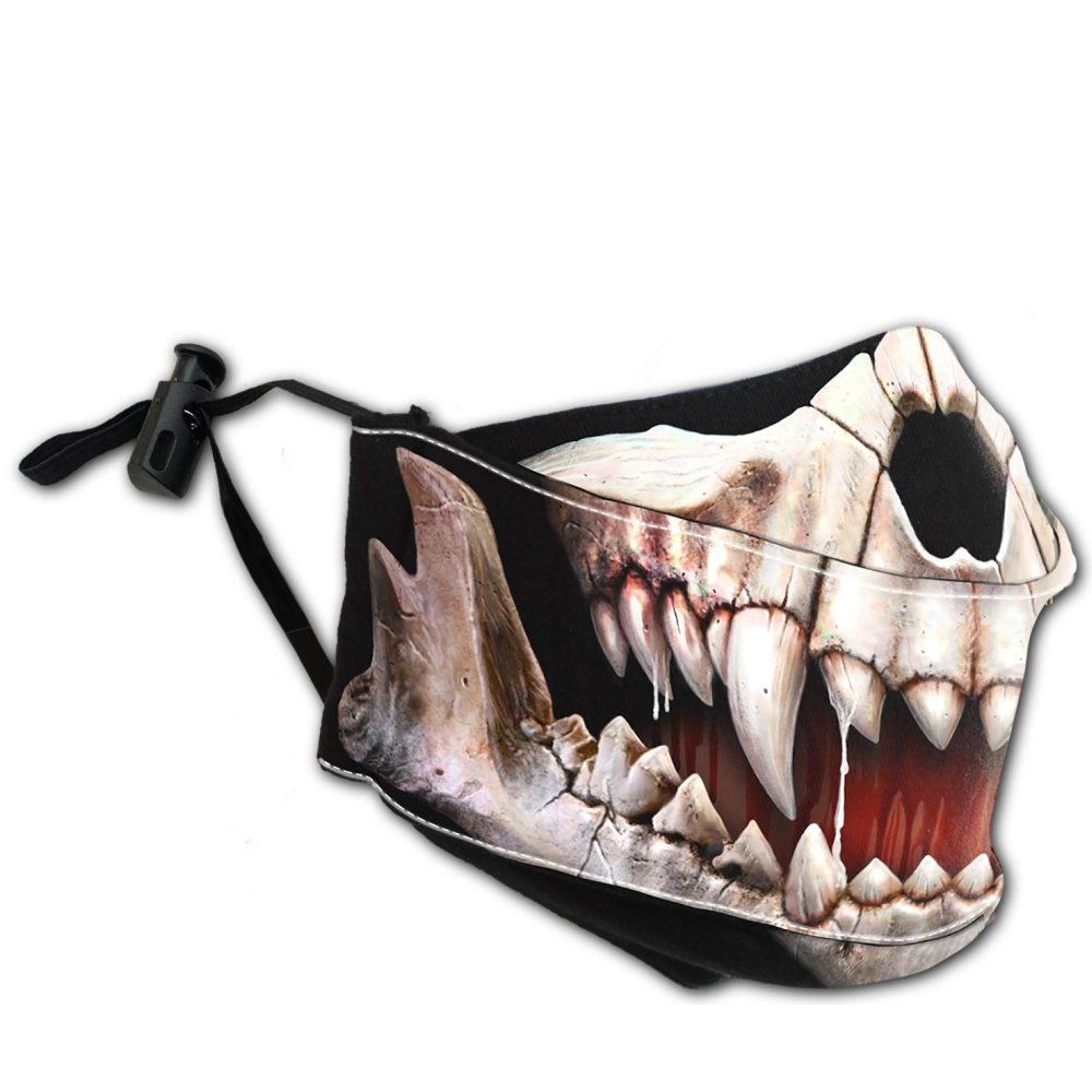 Spiral - ROCK JAW Face mask - Face mask - Black